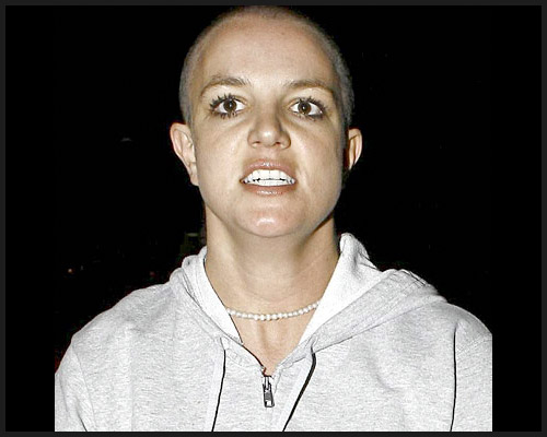 Britney Spears Bald