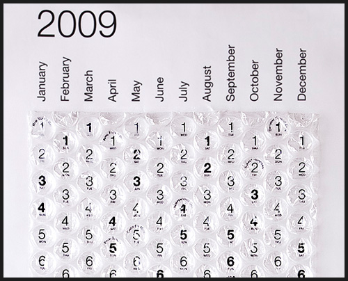 Bubble Calendar