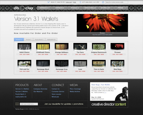 db clay website
