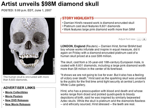 diamond skull