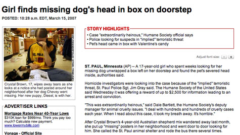 dog's head on door step dog's head on door step