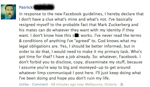 Facebook Privacy