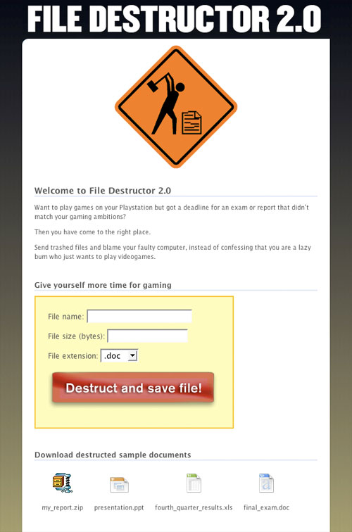 File Destructor