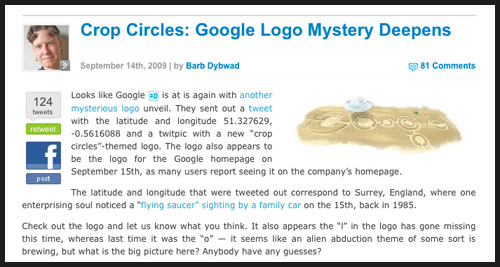 Google Crop Circle