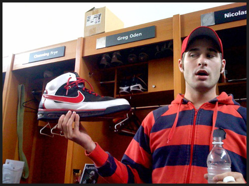 Greg Oden's Shoe