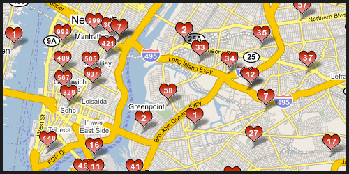 Hook up map