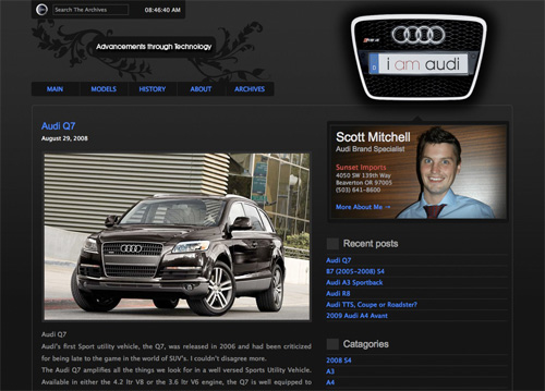 I am Audi