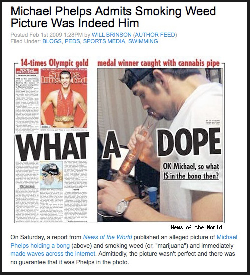 Michael Phelps Bong