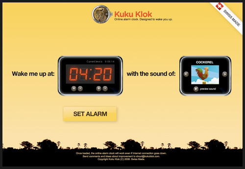 Online Alarm Clock