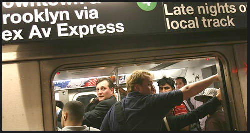 Packed Subway