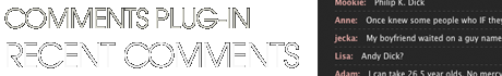 Recent Comments Banner