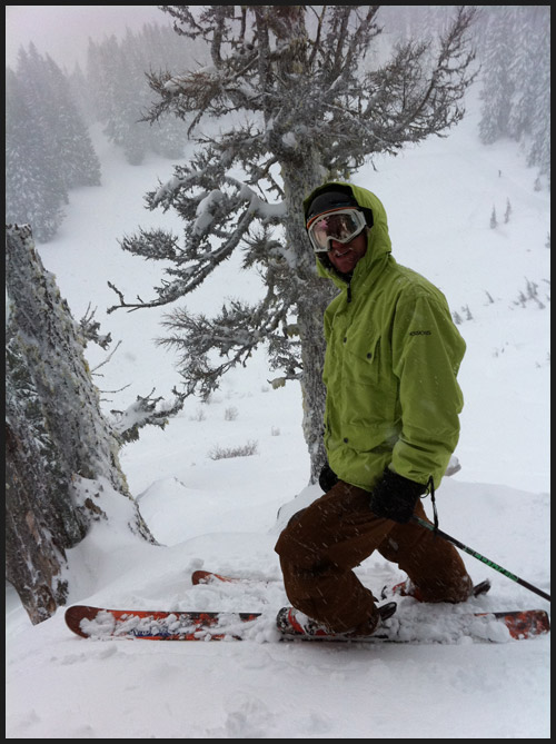 Skiing with Jeff + Graeme