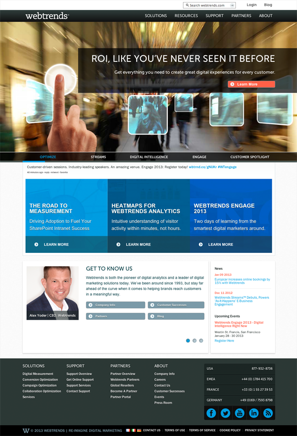 Webtrends Website Webtrends Website